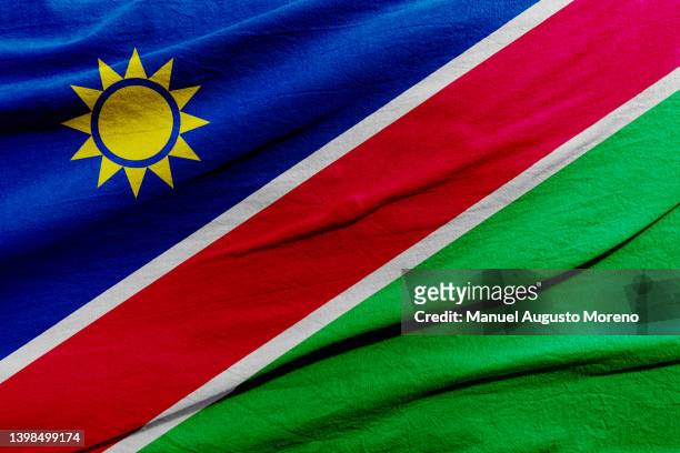flag of namibia - president of namibia fotografías e imágenes de stock