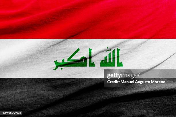 flag of iraq - shiite islam 個照片及圖片檔