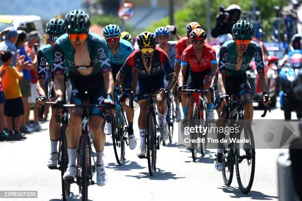 Richard Carapaz of Ecuador and Team INEOS Grenadiers competes during the 105th Giro d'Italia 2022, Stage 14 a 147km stage from Santena to Torino /...