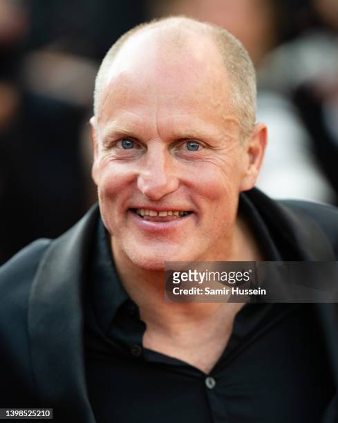 Woody Harrelson attends the screening of "Triangle Of Sadness" during the 75th annual Cannes film festival at Palais des Festivals on May 21, 2022 in...