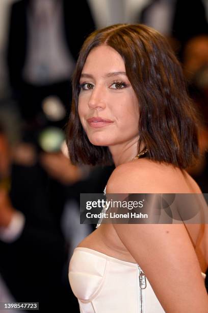 Adèle Exarchopoulos attends the screening of "Smoking Causes Coughing " during the 75th annual Cannes film festival at Palais des Festivals on May...