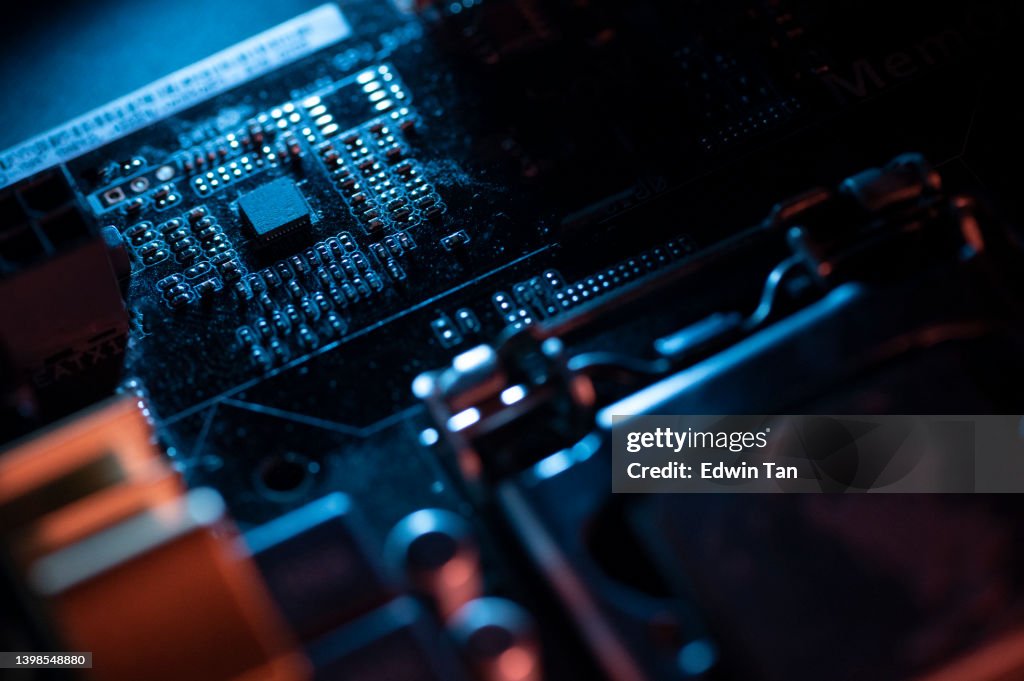 Abstract,close up of Mainboard Electronic background