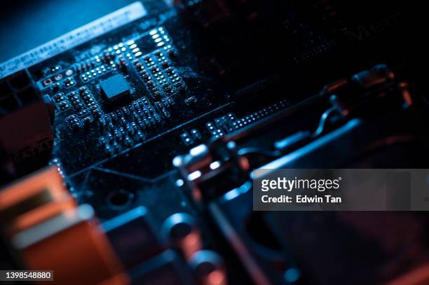 abstract,close up of mainboard electronic background - quantum stock pictures, royalty-free photos & images