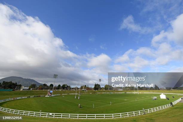 Epeli Waqa-Nalaga of the Hurricanes U20's in action during the New Zealand Super Rugby Under 20s match between the Blues and Hurricanes at Owen...