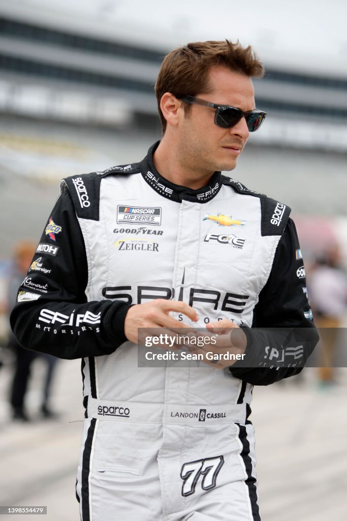 Landon Cassill, driver of the Shelton Energy Solutions Chevrolet ...