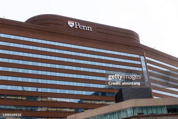 modern building of penn medicine - university of pennsylvania 個照片及圖片檔