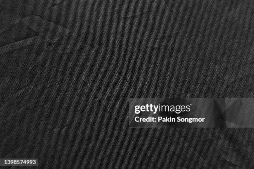 Black Color Fabric Cloth Polyester Texture And Textile Background High ...