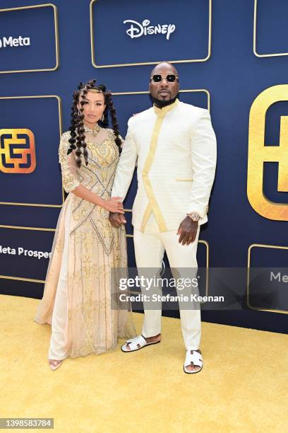 Jeannie Mai Jenkins and Jeezy attend Gold House's Inaugural Gold Gala: A New Gold Age at Vibiana on May 21, 2022 in Los Angeles, California.