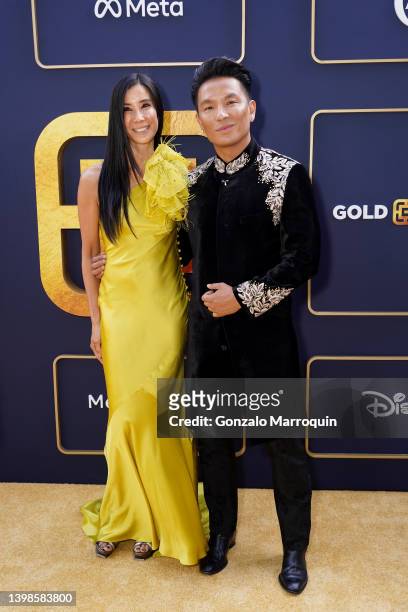Lisa Ling and Prabal Gurung attend Gold House's Inaugural Gold Gala: A New Gold Age at Vibiana on May 21, 2022 in Los Angeles, California.