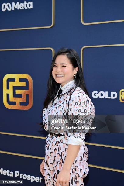 Kelly Marie Tran attends Gold House's Inaugural Gold Gala: A New Gold Age at Vibiana on May 21, 2022 in Los Angeles, California.