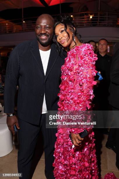 Adewale Akinnuoye-Agbaje and Naomi Campbell attend the Celebration Of Women In Cinema Gala hosted by the Red Sea International Film Festival during...