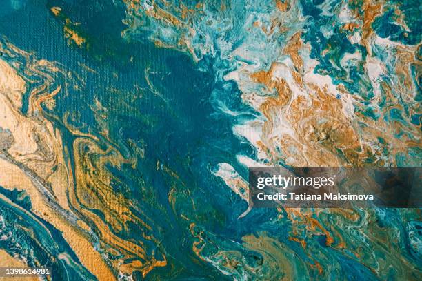 fluid art abstract background. beautiful décor for invitation, greeting card, wallpaper. - marble effect fotografías e imágenes de stock