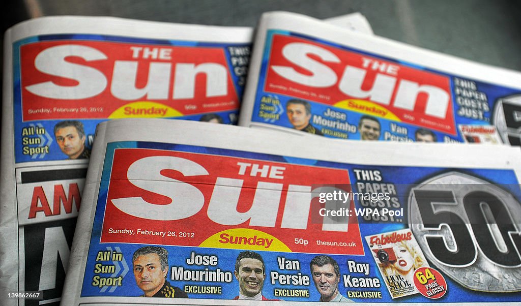 The First Editions Of The Sun On Sunday Hit The Newstands