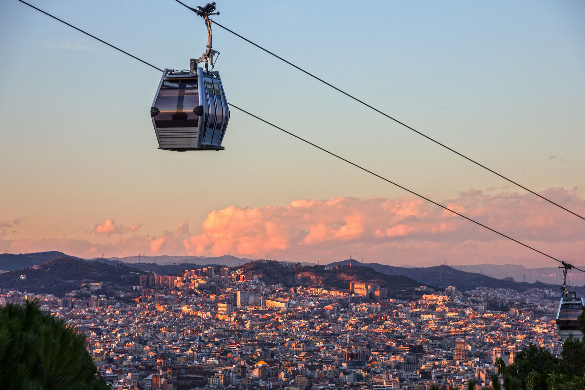 montjuic view