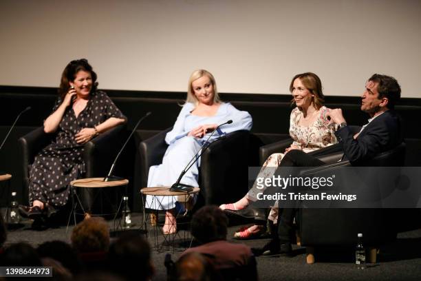Pippa Harris, Helen George, Laura Main and Stephen McGann at the Q&A for "Call the Midwife" during BFI & Radio Times Television Festival at BFI...