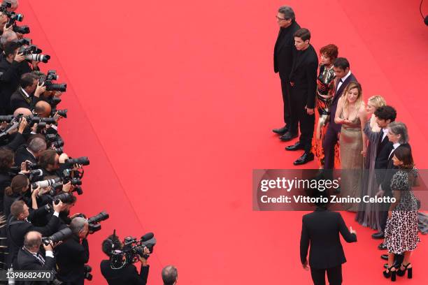 Patrick Sobelman, Clara Bretheau, Noham Edje, Sofiane Bennacer, Valeria Bruni Tedeschi, Louis Garrel, Nadia Tereszkiewcz, Micha Lescot and Alexandra...