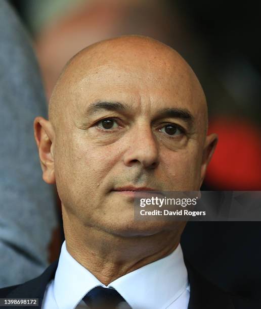 Daniel Levy, the Tottenham Hotspur chairman looks on during the Premier League match between Norwich City and Tottenham Hotspur at Carrow Road on May...