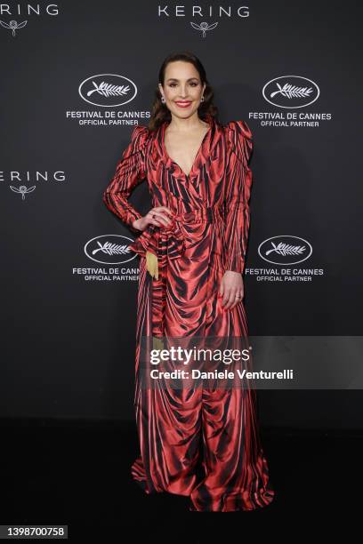 Noomi Rapace attends the annual Kering "Women in Motion" awards at Place de la Castre on May 22, 2022 in Cannes, France.