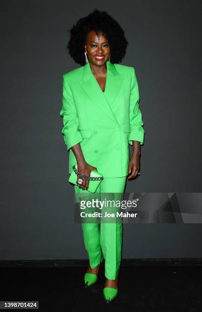 Viola Davis attends the annual Kering "Women in Motion" Awards Photocall at Place de la Castre on May 22, 2022 in Cannes, France.