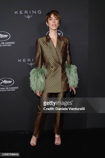 Jury Member Rebecca Hall attends the annual Kering "Women in Motion" awards at Place de la Castre on May 22, 2022 in Cannes, France.