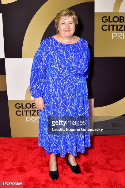 Former Prime Minister of Norway and GC Global Board Member, Erna Solberg attends Global Citizen Prize on May 22, 2022 in New York City.