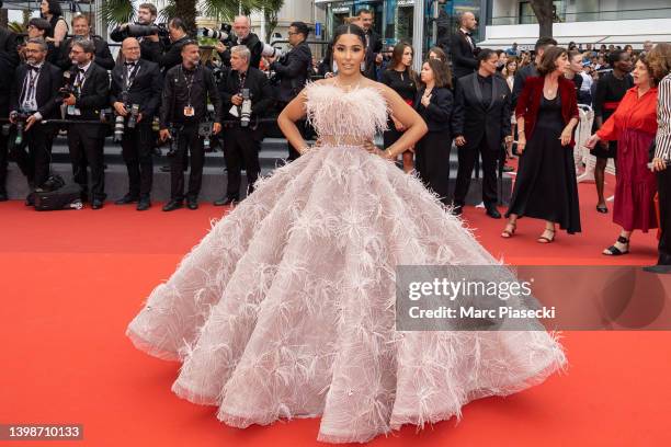 Guest attends the screening of "Forever Young " during the 75th annual Cannes film festival at Palais des Festivals on May 22, 2022 in Cannes, France.