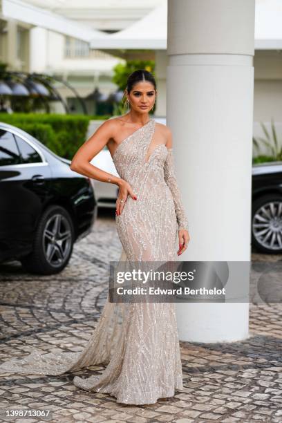 Thassia Naves is seen during the 75th annual Cannes film festival on May 22, 2022 in Cannes, France.