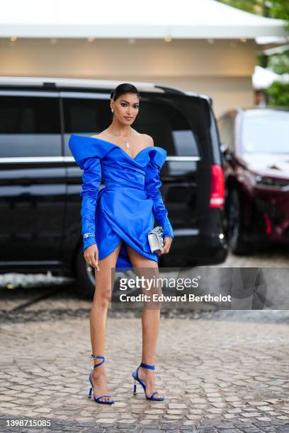 Pritika Swarup is seen during the 75th annual Cannes film festival on May 22, 2022 in Cannes, France.
