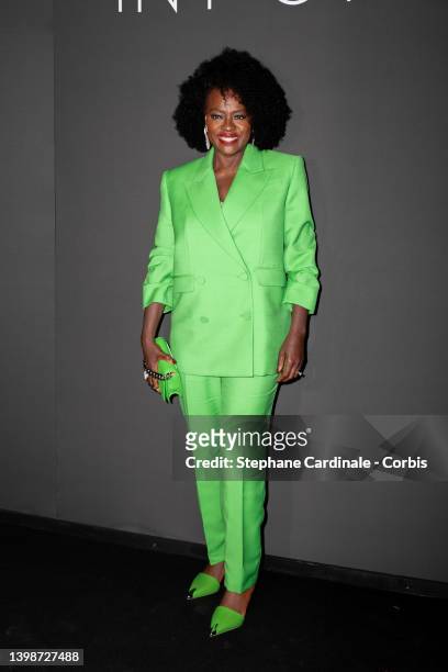 Viola Davis attends the annual Kering "Women in Motion" awards at Place de la Castre on May 22, 2022 in Cannes, France.