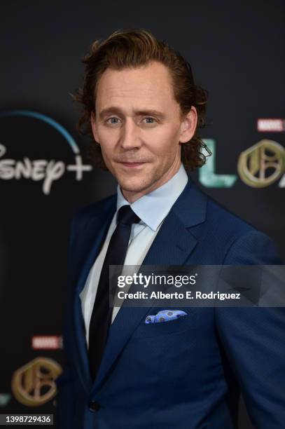 Tom Hiddleston attends the LOKI FYC Event at the Silver Screen Theatre at the Pacific Design Center in Los Angeles, CA on May 22, 2022.
