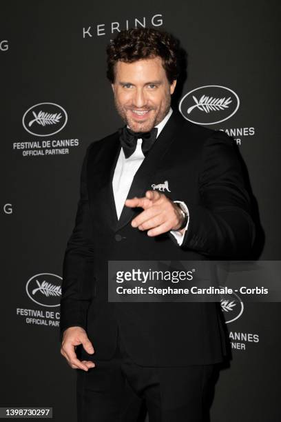 Edgar Ramirez attends the annual Kering "Women in Motion" awards at Place de la Castre on May 22, 2022 in Cannes, France.