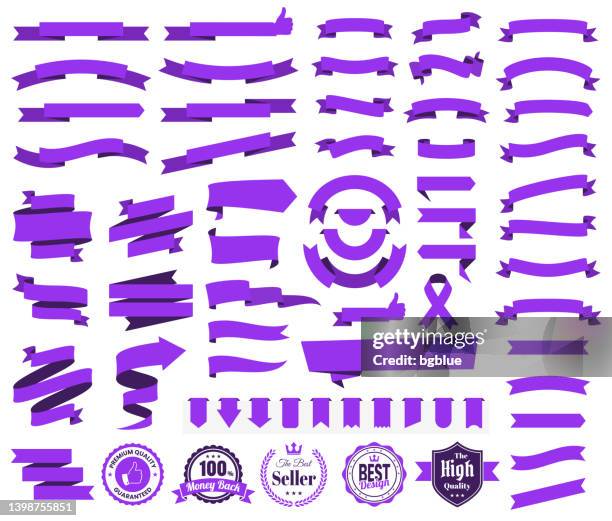 Purple Ribbon Label 683 Purple Award Ribbon Stock Photos, High-Res Pictures, and Images ...