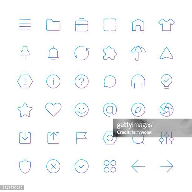 user interface icons - software update smartphone stock illustrations