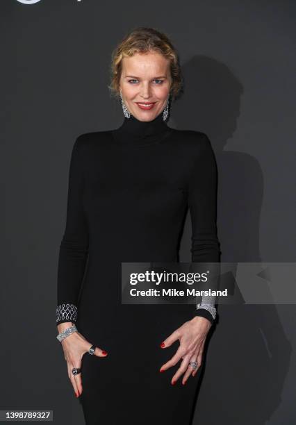 Eva Herzigova attends the annual Kering "Women in Motion" awards at Place de la Castre on May 22, 2022 in Cannes, France.