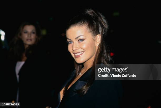 American actress, model and television personality Carmen Electra attends the 19th Annual CableACE Awards, held at the Wiltern Theatre in Los...