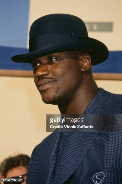 American basketball player Shaquille O'Neal attends the 5th Annual MTV Movie Awards, held at Walt Disney Studios in Burbank, California, 8th June...