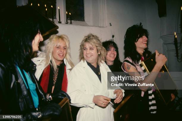 American musician and songwriter Nikki Sixx, American singer and musician Vince Neil, British singer and songwriter Ozzy Osbourne, American guitarist...