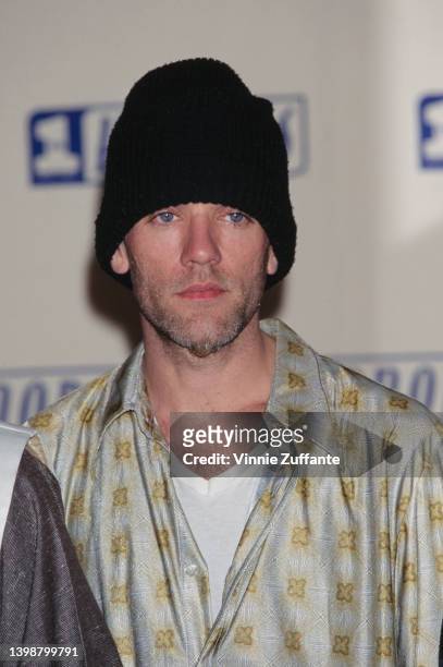 American singer and songwriter Michael Stipe attends VH1 Honors Gala, held at the Universal Ampitheater in Los Angeles, California, 28th April 1996.