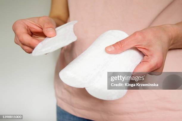 sanitary pads - sanitary napkins stock pictures, royalty-free photos & images