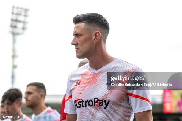 Martin Kelly of Crystal Palace during the Premier League match between Crystal Palace and Manchester United at Selhurst Park on May 22, 2022 in...