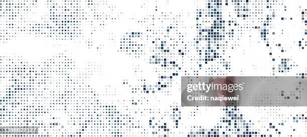 stockillustraties, clipart, cartoons en iconen met vector half tone dots style textured pattern background - macrovector