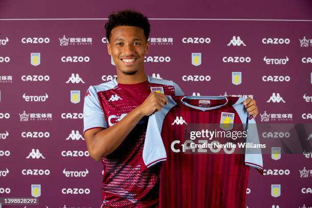 Aston Villa new signing, Boubacar Kamara at Bodymoor Heath training ground on May 23, 2022 in Birmingham, England.