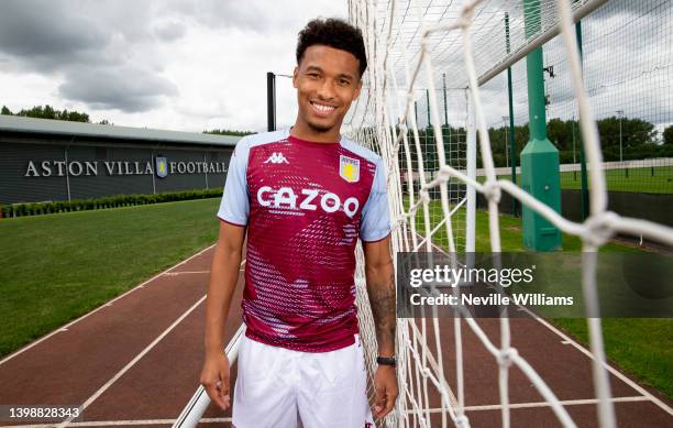 Aston Villa new signing, Boubacar Kamara at Bodymoor Heath training ground on May 23, 2022 in Birmingham, England.