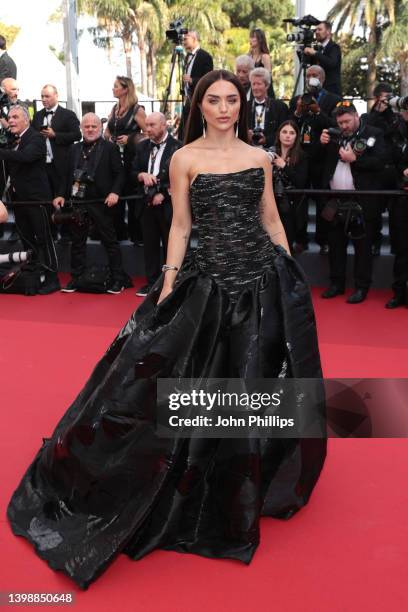 Rafa Kalimann attends the screening of "Decision To Leave " during the 75th annual Cannes film festival at Palais des Festivals on May 23, 2022 in...