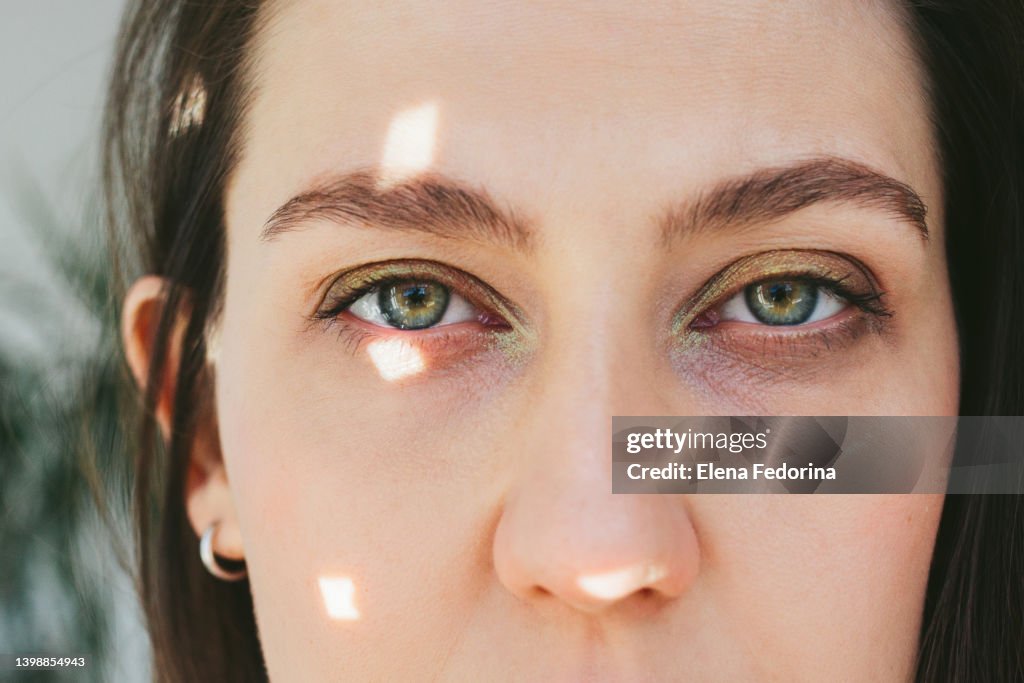 Portrait of a beautiful young woman.