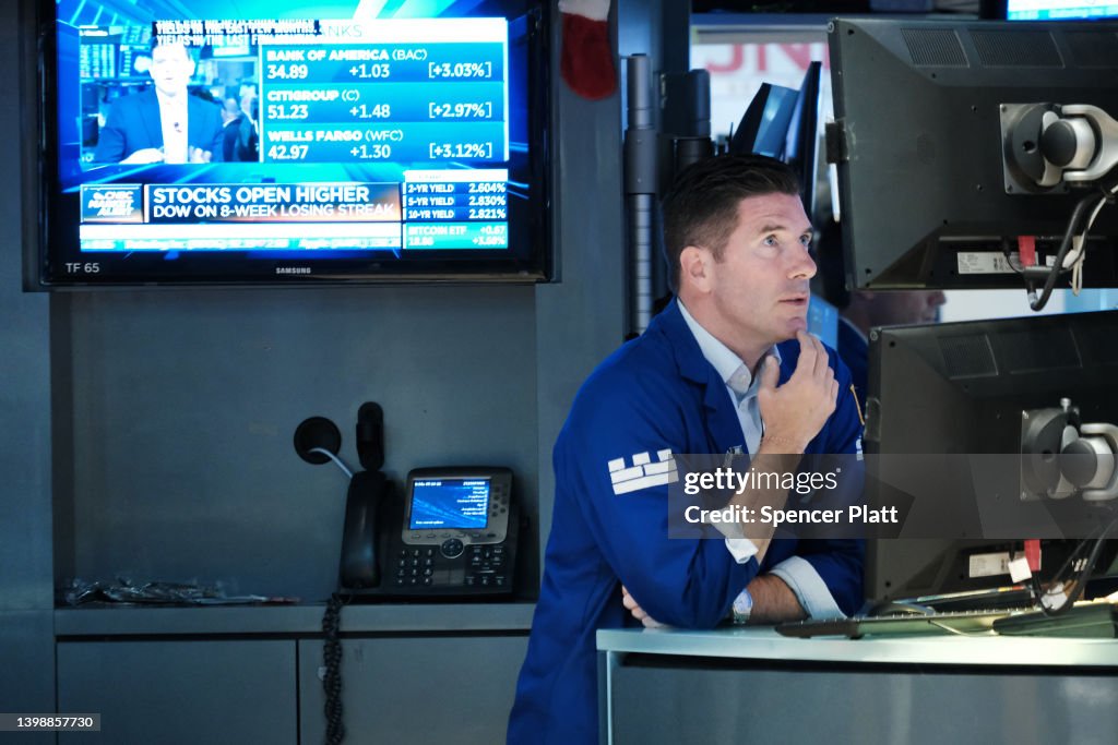 Stock Market Opens Week With Gains After Week's Previous Dip Into Bear Market Terriority