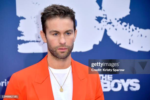 Chace Crawford attends the "The Boys - Season 3" special screening at Le Grand Rex on May 23, 2022 in Paris, France.