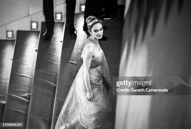 Denise Capezza attends the screening of "Crimes Of The Future" during the 75th annual Cannes film festival at Palais des Festivals on May 23, 2022 in...