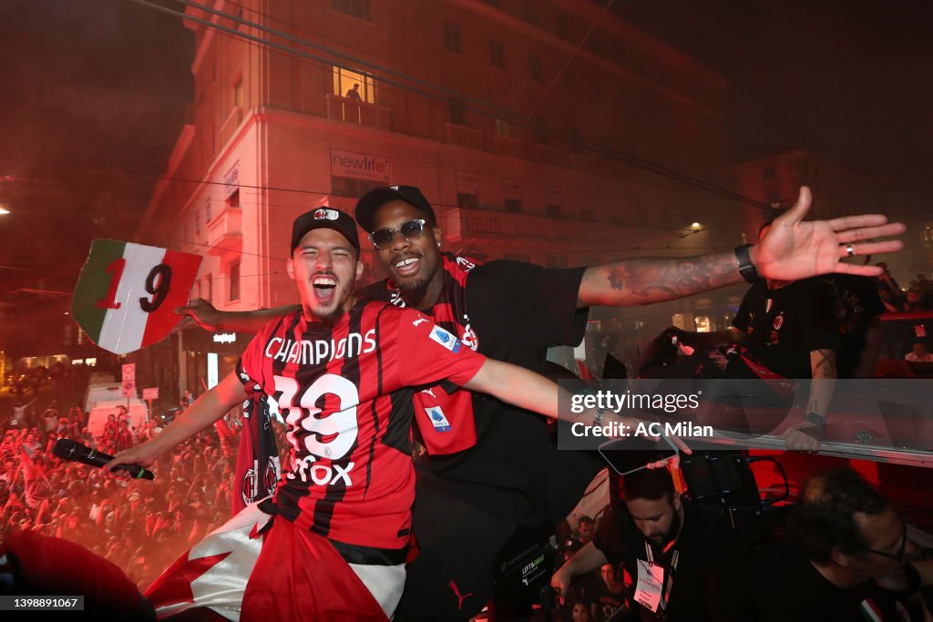 AC Milan Serie A Victory Parade