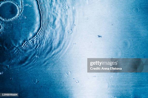 Many Drops Many Ripples Water Drop Ripple Effect Photos and Premium High Res Pictures - Getty ...